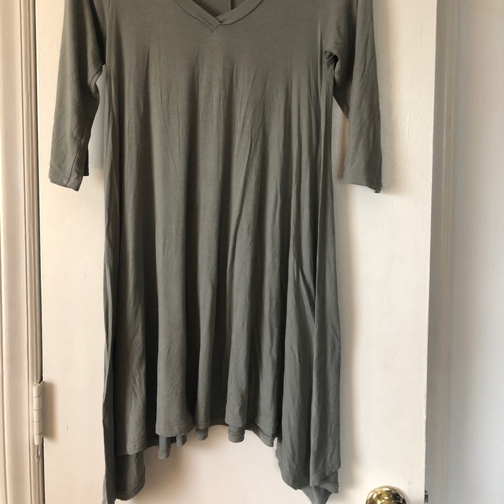 Dolphins bouncy quarter length dress